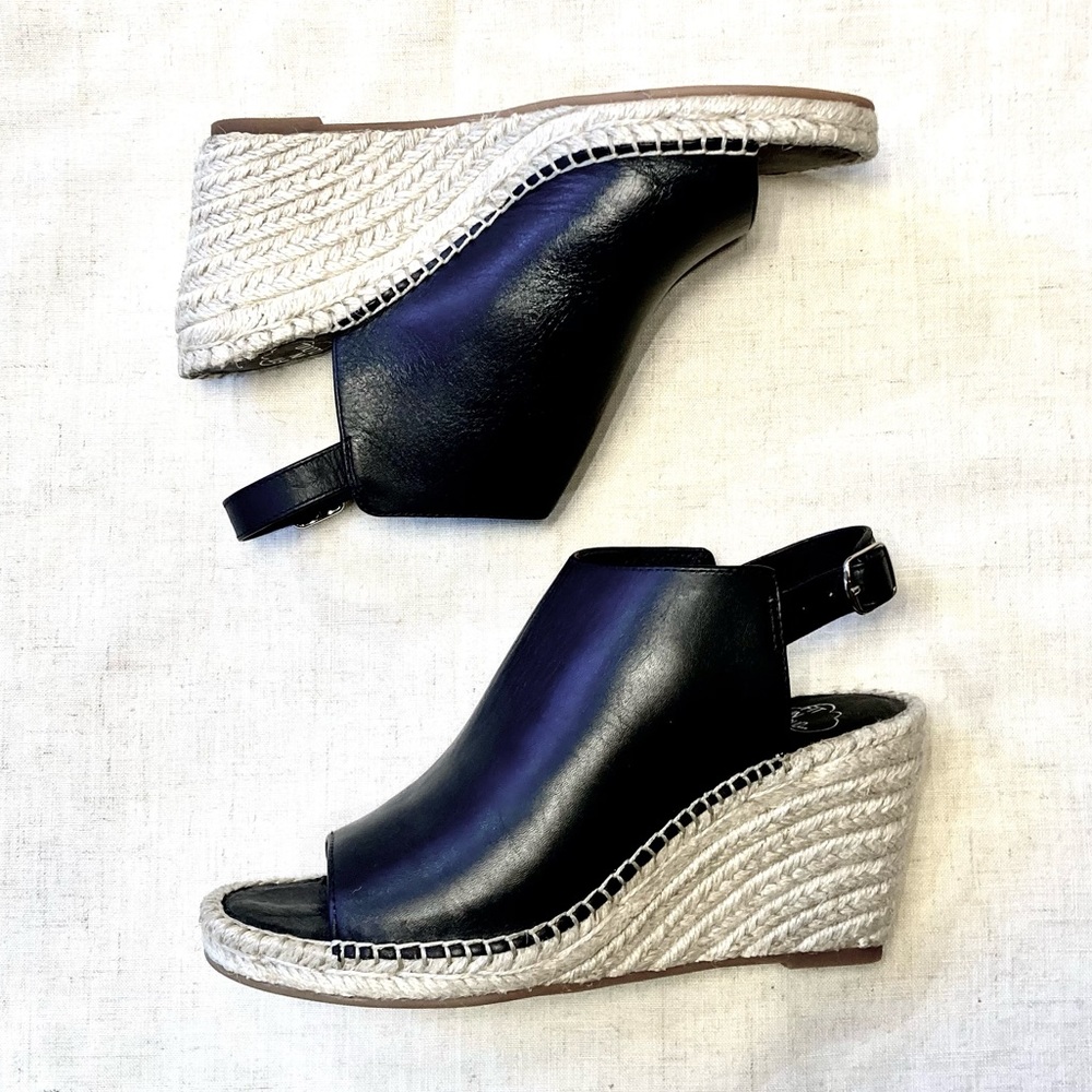Landing Craft Espadrille Wedge Sling Back